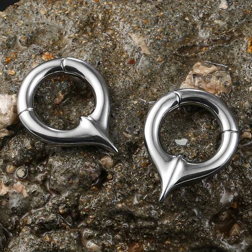 1pc Sleek Stainless Steel Ear Gauge - 6mm Cone Pendant Weight for Stretched Ears, Hypoallergenic Body Piercing , Ideal for Daily Wear & Gifting