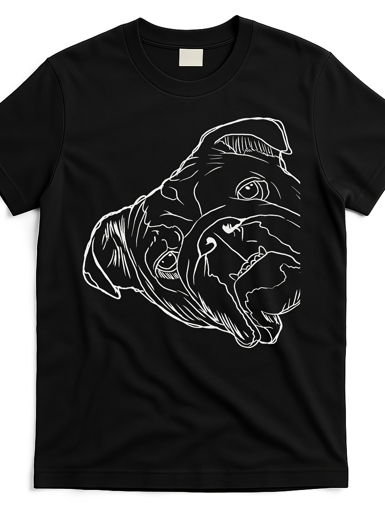 【THE MUSEUM VISITOR】BULLDOG T-SHIRTS (BLACK) 1034400738f__52293.1750439393.