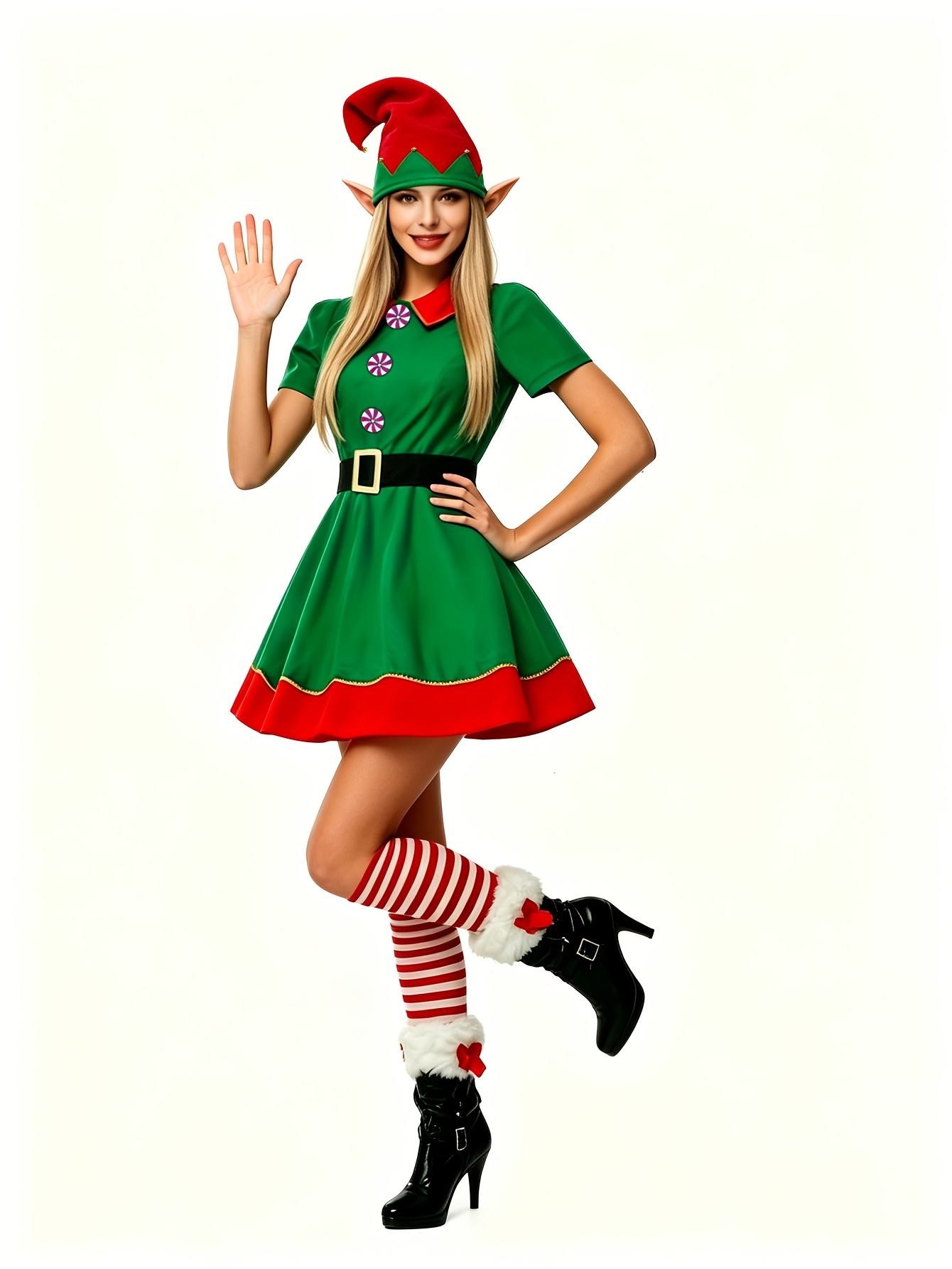 ladies elf dress womens costumes sold on Temu United States TRADITIONAL