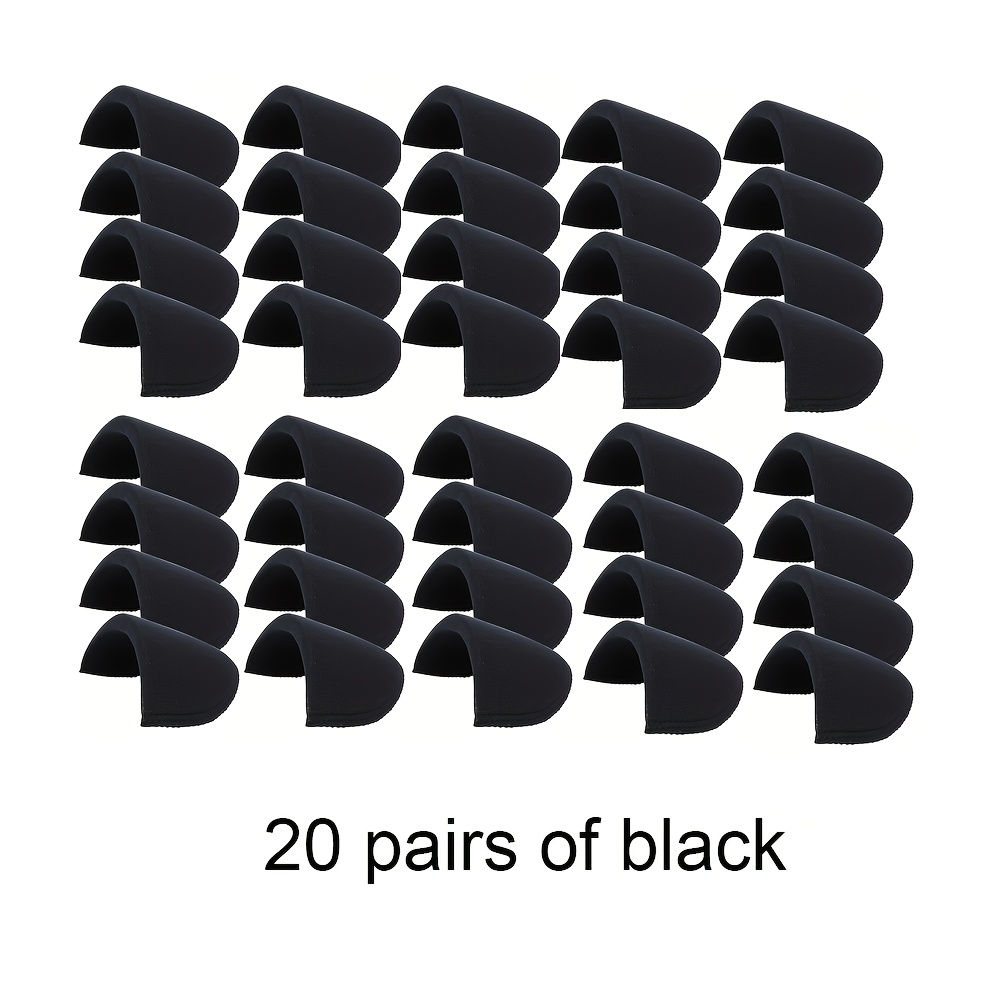 20 Pairs Of White/black Models, Covering Fixed Shoulder Pads, Sewing Foam Pads, Sponge Shoulder Pads, Shoulder Pads, Suit Jackets, Jackets, Clothes Sewing Additions
