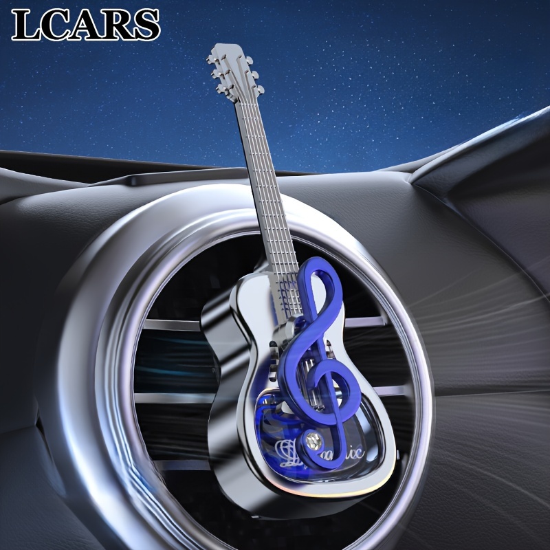 

Lcars Guitar-shaped Car Air Freshener, Reusable & Abs , Oil , - Hanging Container, Car , No Source Included