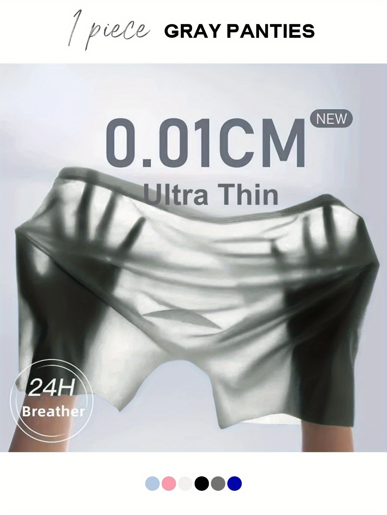 Men's Gay Ultra-Thin Ice Silk Briefs Underwear Breathable Seamless  Underpants