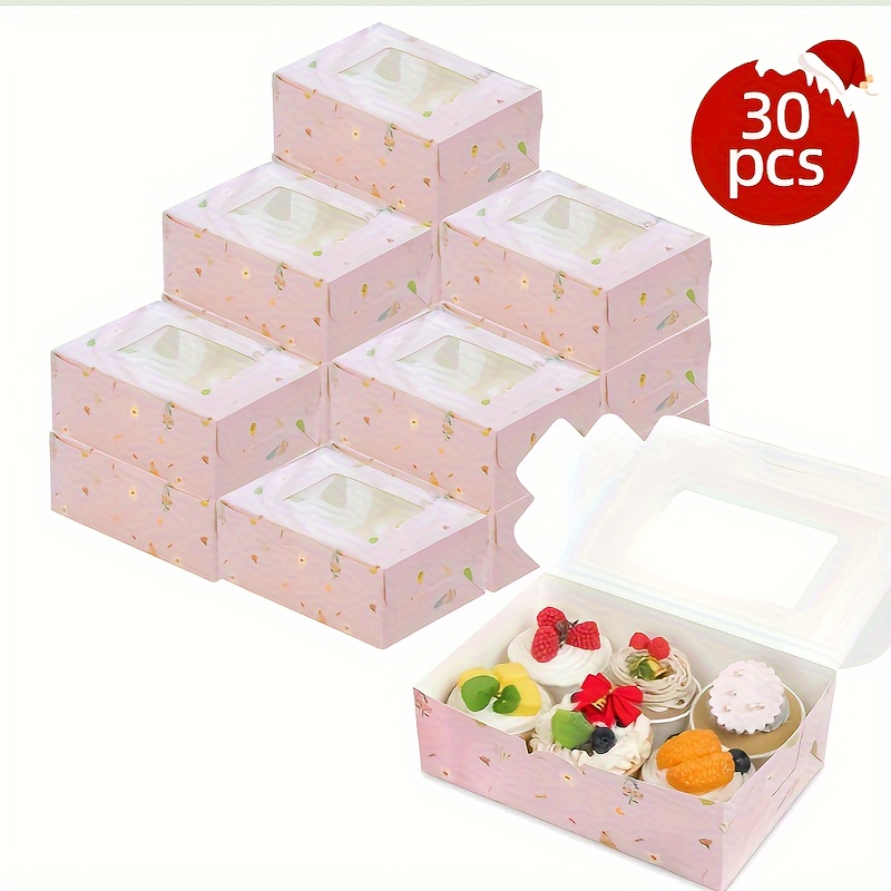 

Superlele 30 Pcs Rectangular , Gift , 8 X 5.4 X 2.6 , Are Suitable For Christmas, Cookies, , Pastries, Cakes, And