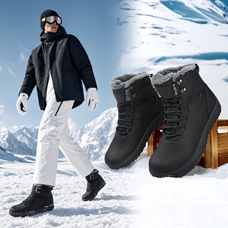 Men's Trendy Outdoor Anti-Slip Warm Hiking Boots