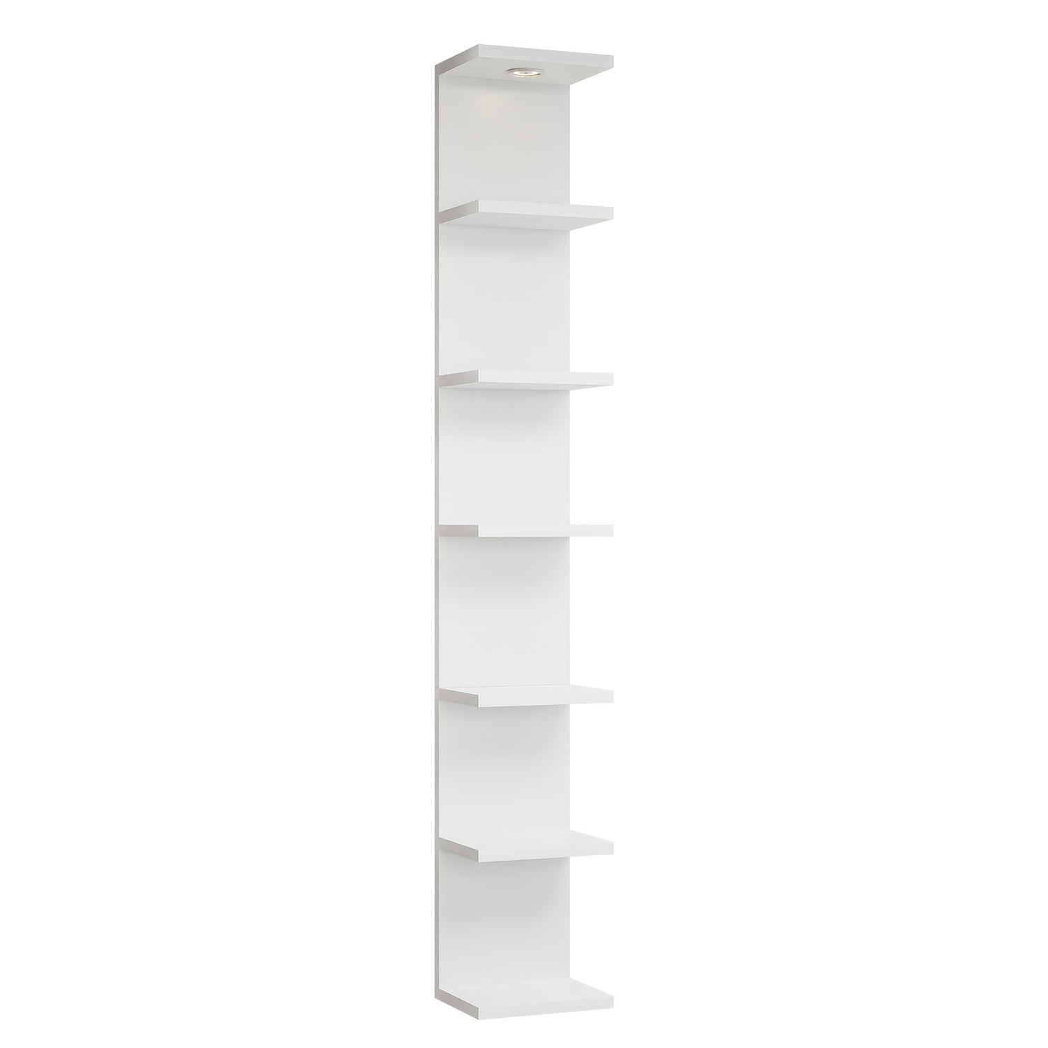 TEMU 7-tier Floating Shelf | Wooden Wall-mounted Storage Rack, Decorative Bookshelf Display Rack, Vertical Floating Display Rack, Stable And Durable,