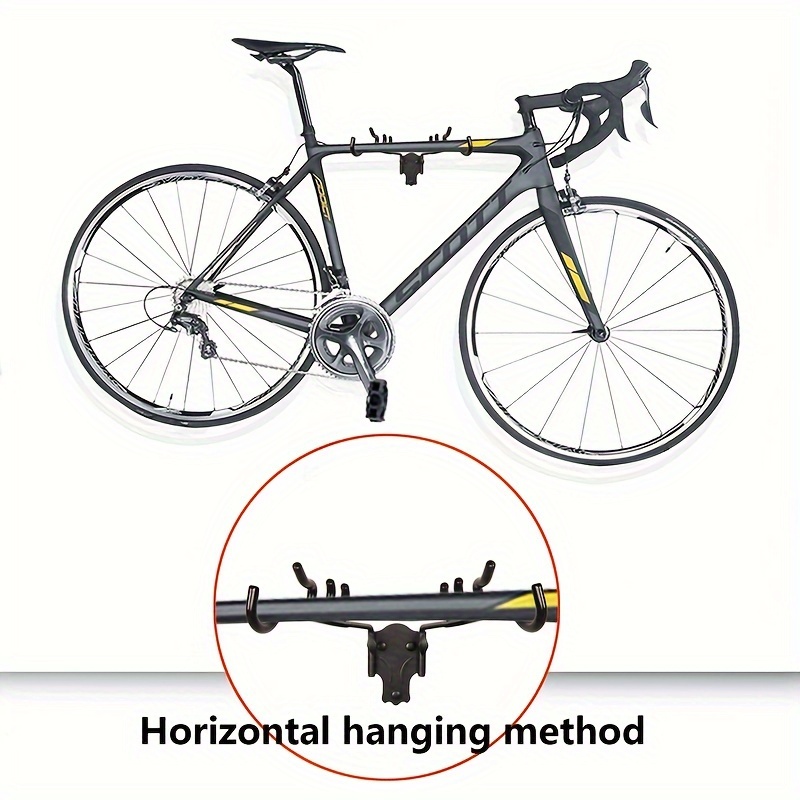 

Swivel Bike Wall Hanger Vertical Indoor Storage Mount For 1 Bicycle In Garage Or Home Cycling Rack Space Saver Holder Hook For Bicycles Black