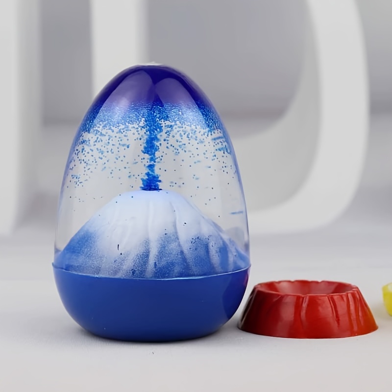 TEMU ティブな卵殻形の火山噴火デザインタイマー - クラフトオーナメント、ス、レーション、オフィスデスクトップ、車用小さなオーナメント、誕生日ギフト、祝日記念ギフト