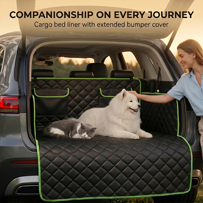 TEMU Suit Versatile Pet Mat, Car Trunk Special Mat, Grocery Mat, Thickened Wear-resistant Trunk Mat, Portable Car Storage Mat, Designed For Pet