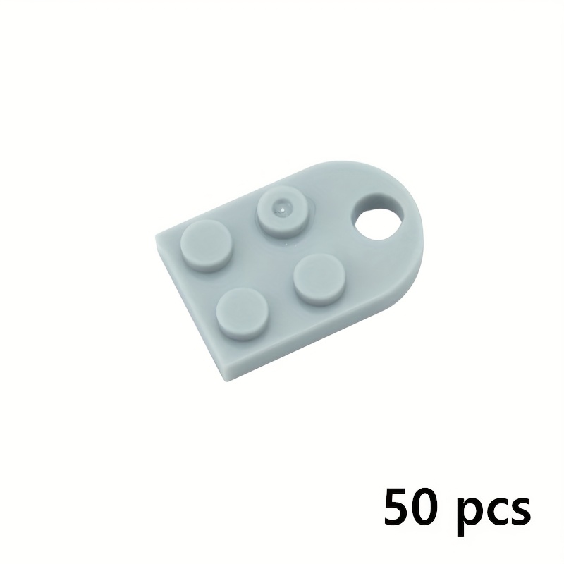 50pcs Modified 2 x 2 Assemble Particles with Hole Building Blocks