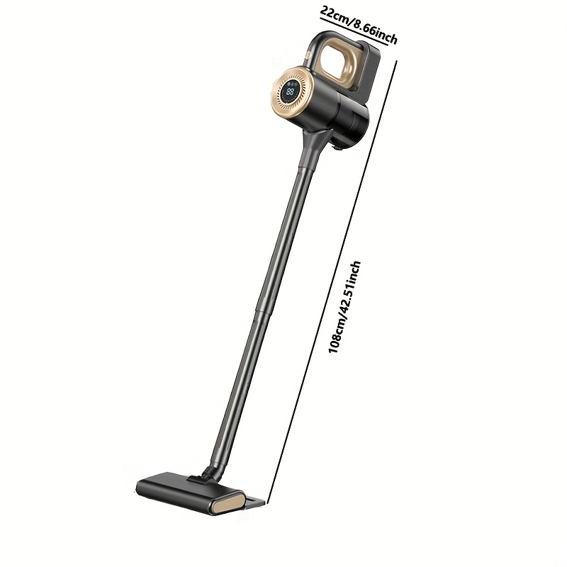 1 JKUOO Draadloze Stofzuiger met LED Borstelkop