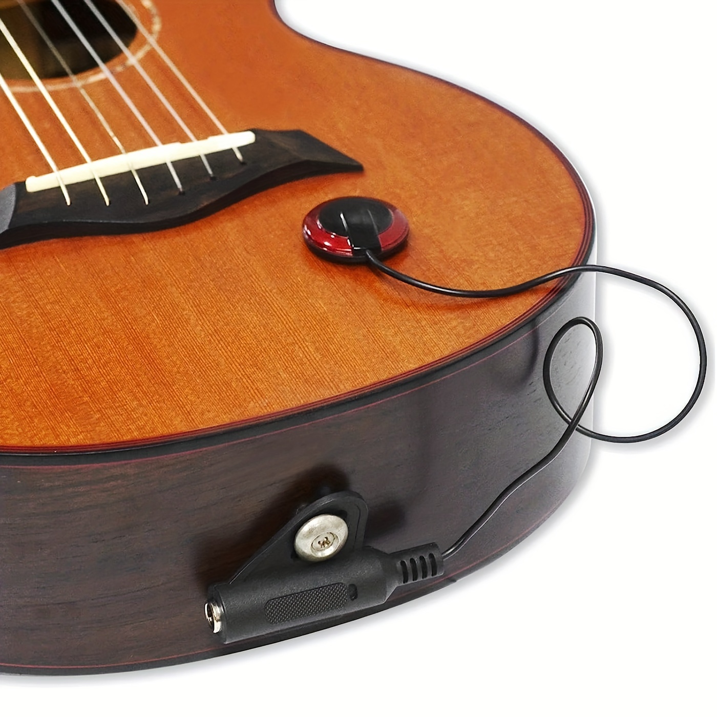 

High- Acoustic Guitar Pickup, Multi-functional Pickup, For Guitar And Ukulele, , Copper Material, Guitar And Bass Accessories