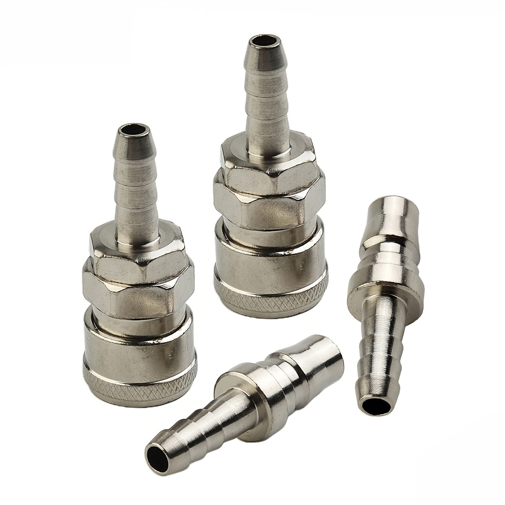 TEMU [2 /4 piezas 2 y 2 hembra] Acoplamiento conector de manguera de aire de rápida, accesorio neumático, para compresor de 8 mm PH20, accesorios de
