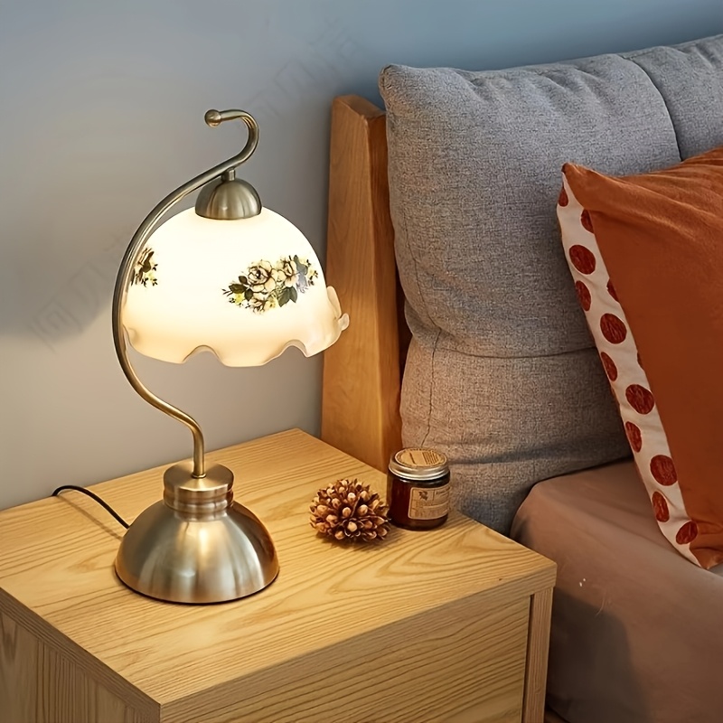 elegant vintage glass table lamp usb powered Temu Philippines