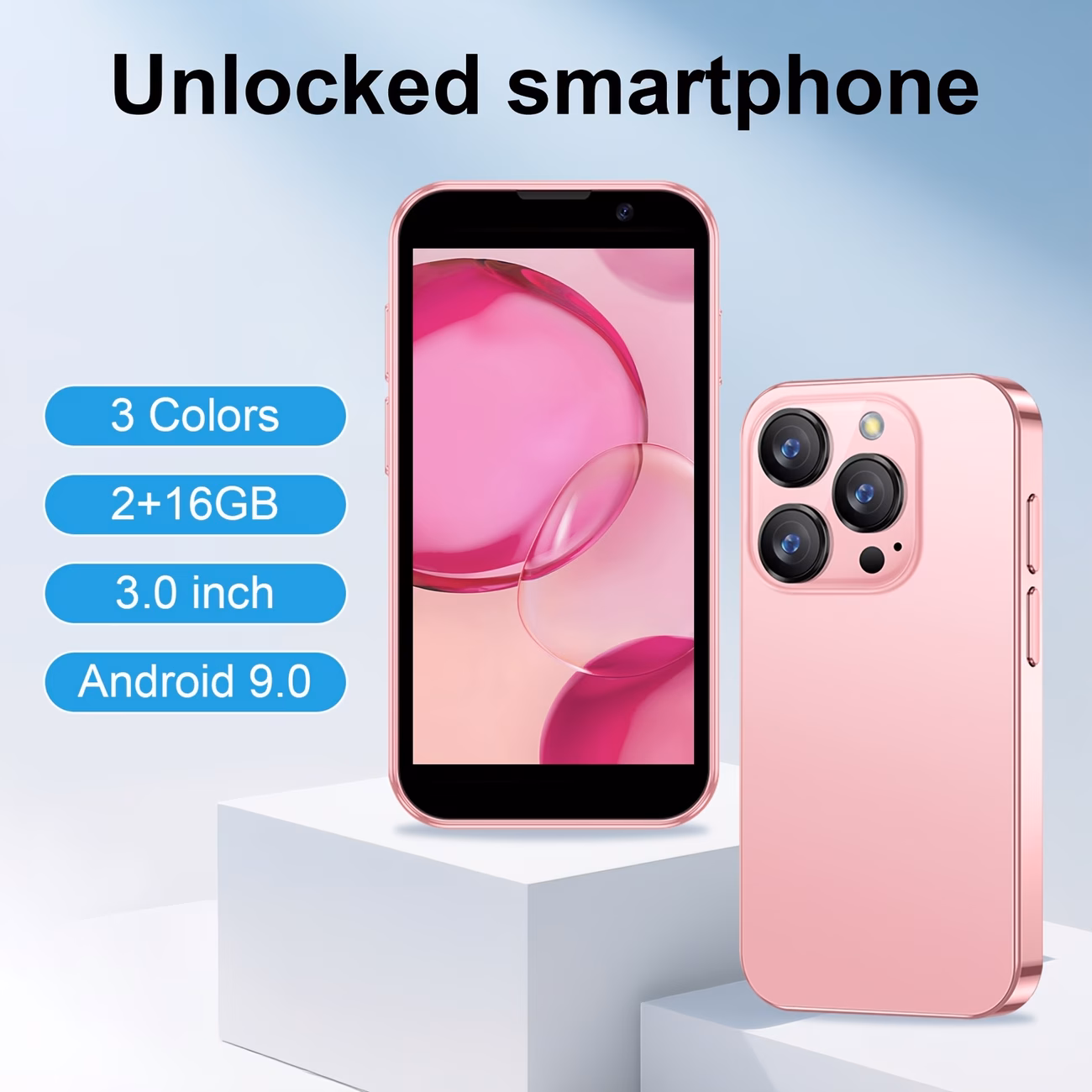mini smartphone the mobile phone super small 0 unlocked 2gb 16gb rom tiny backup phone phone case type c cable and screen protector ideal for gifts Product details 1