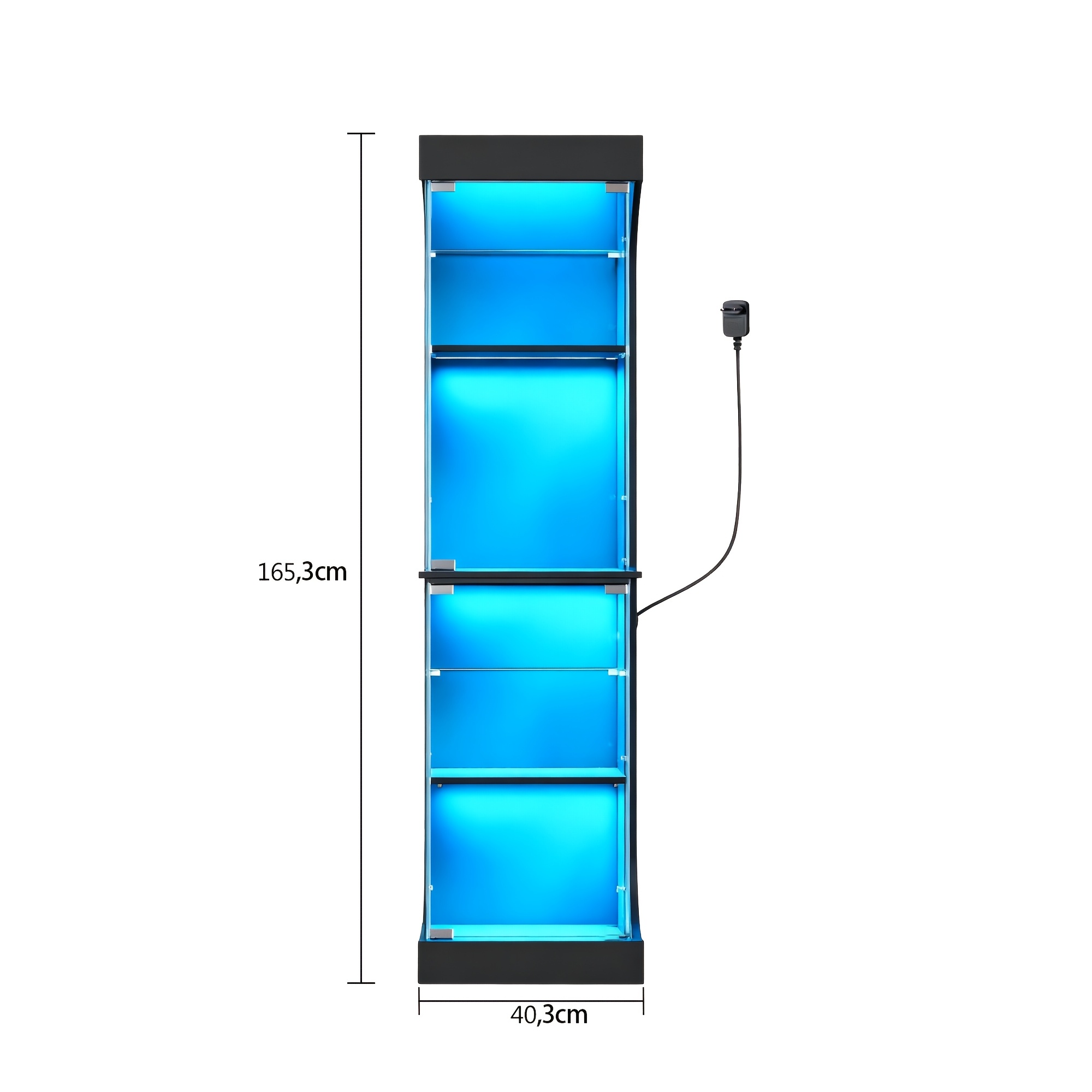 Image of Collecting Figurines And Collectibles , Smart Display Cabinets: Rgb Lighting, Human Body Sensors, And 6 Spacious Shelves Piece Of Your Collection Into A In Your Home.
