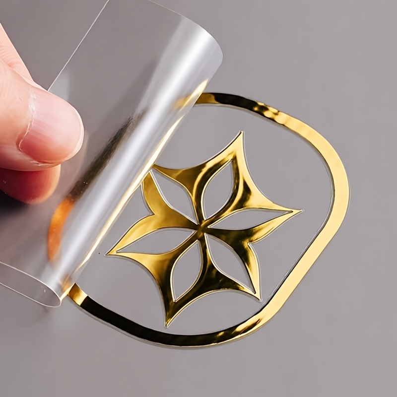 TEMU Custom Uv Logo Transfer Stickers, Personalized Diy Logo Printed Labels, High-quality Glossy And Durable, Custom Logo Images, Suitable For Water