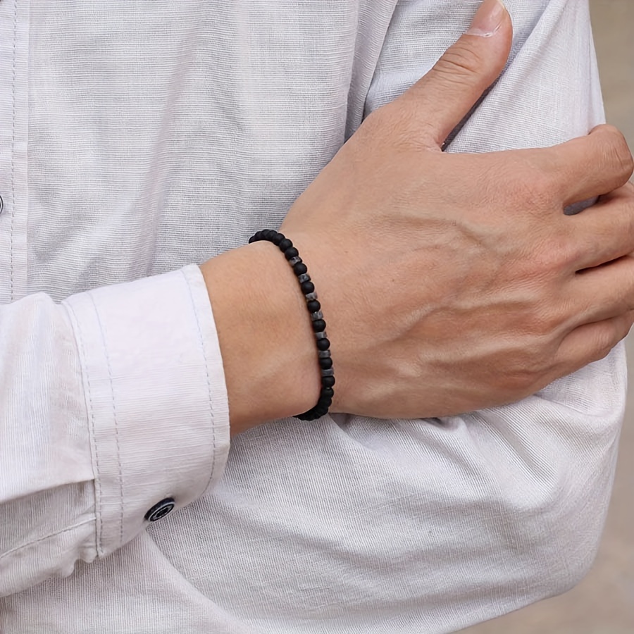Men's Boho Beaded Bracelet Jewelry