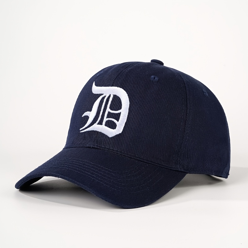 TEMU Embroidered Gothic Letter D Baseball Unisex Trucker Hat Breathable Adjustable Golf Hat Women's Summer Fashion Curved Men's Y2k Couple Hat