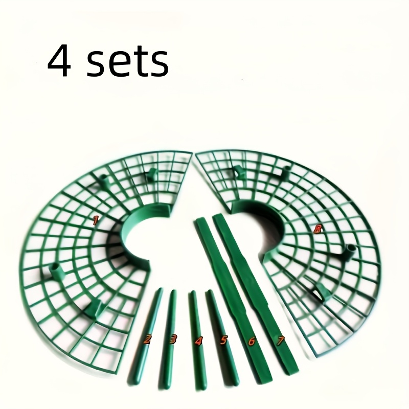 TEMU 4 Sets, Strawberry Planting Tray Rack-quick Installation, Gardening Potted Fruits, Anti-corrosion Leaf Bracket, Moisture-proof Design, This Link