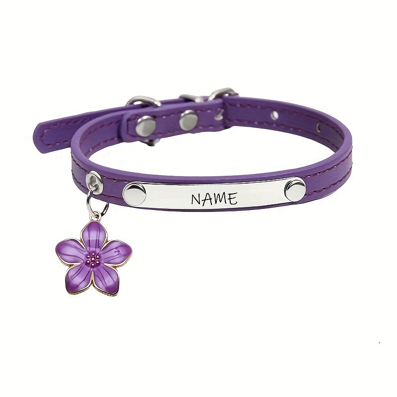 Personalized Customizable Name Cat Collar with Anti-Lost ID Tag