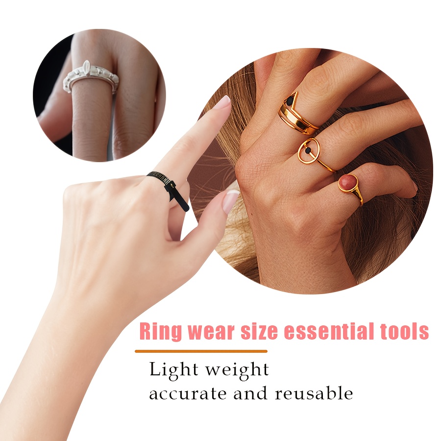 Ringgrößen-Messwerkzeug Aus Holz - Für Ringe Und Creolen, Schmuckherstellung