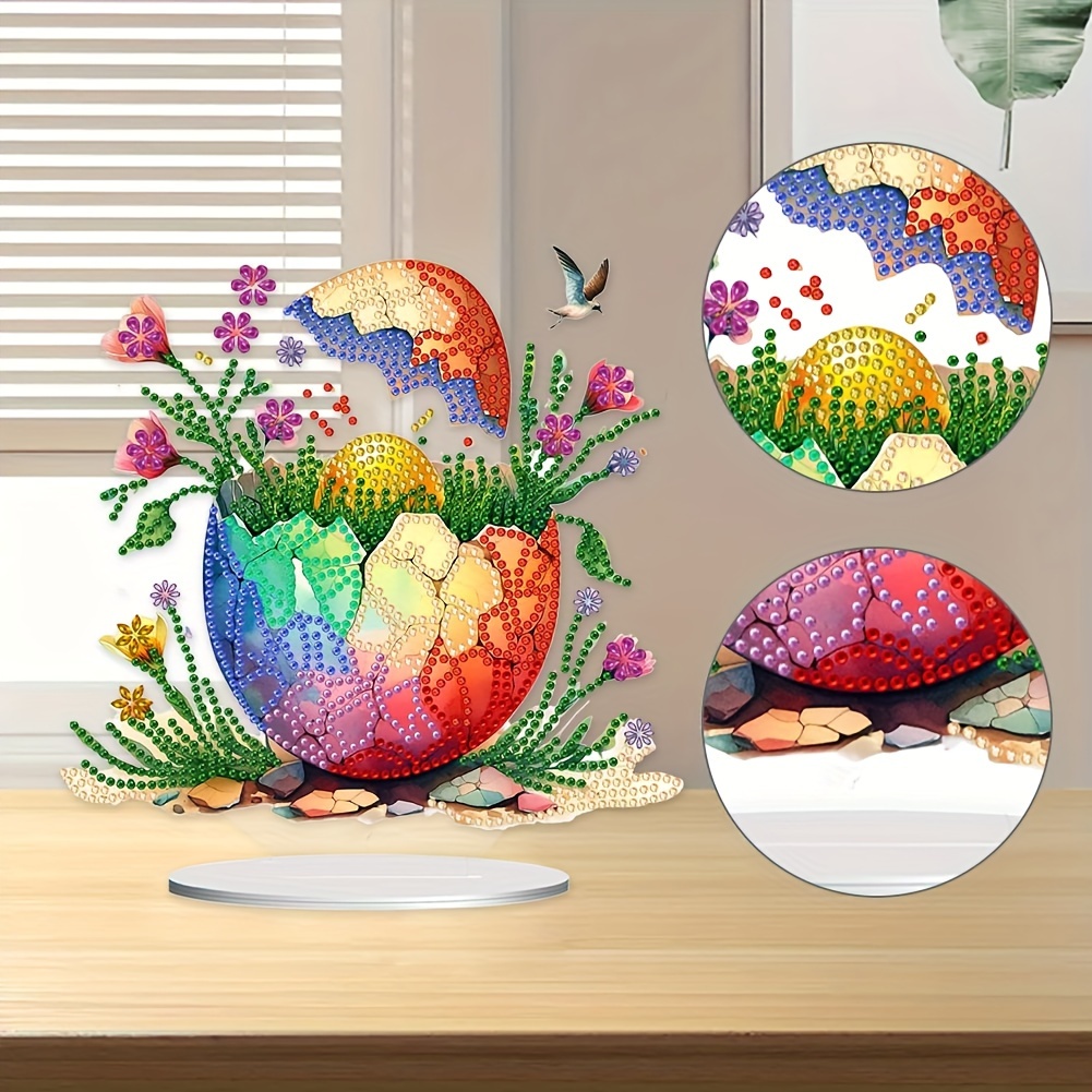 

Easter Egg Diy Kit - Desktop Decor Unique Shaped Diamonds