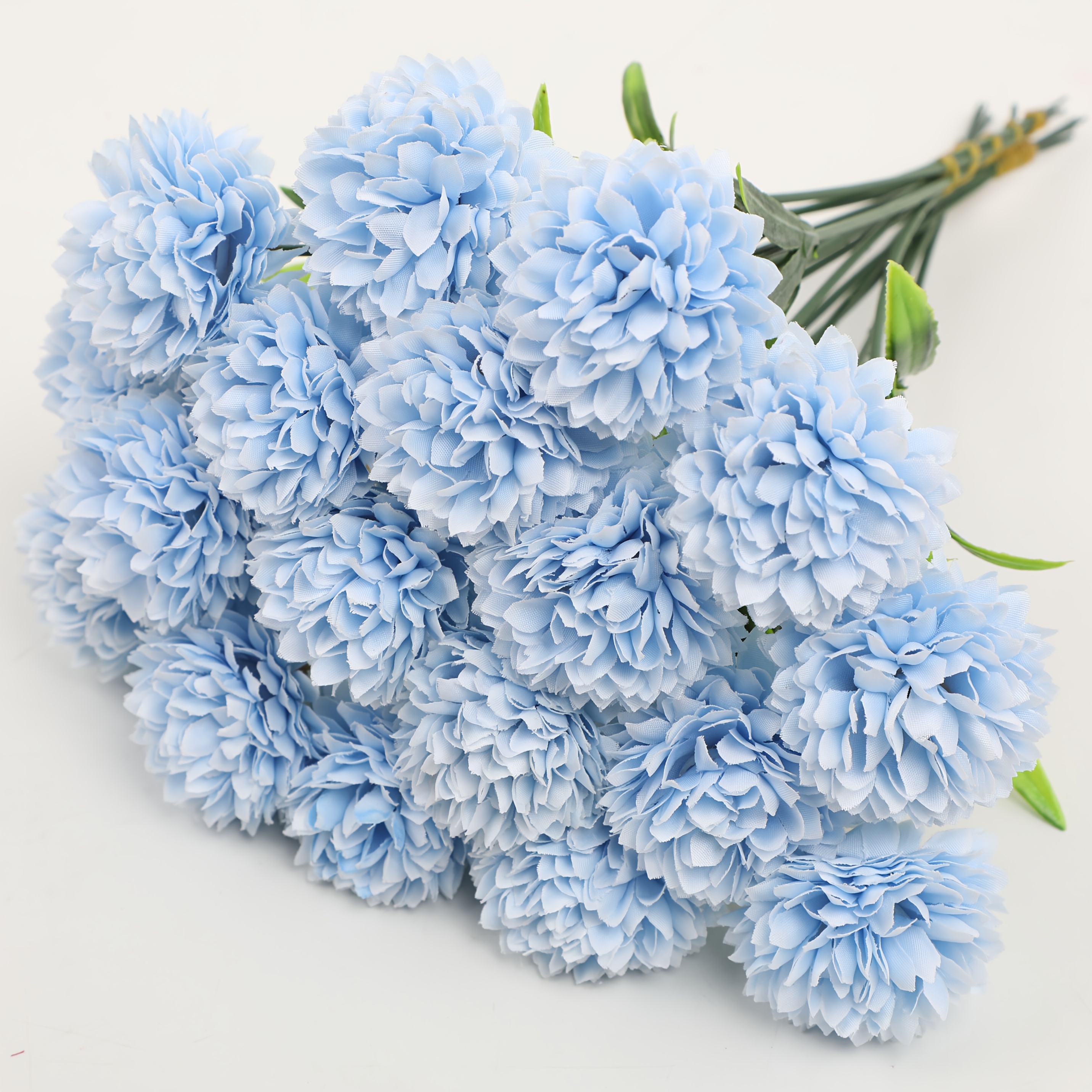 18pcs artificial flower bouquet realistic daisy dahlia and chrysanthemum arrangement in white vase for home decor wedding holiday and outdoor use durable plastic no maintenance   tabletop display flower decorations best for christmas   thanksgiving   halloween   hanukkah   easter   christmas   flower arrangement decorative vase elegant arrangement   decorative vase in summer