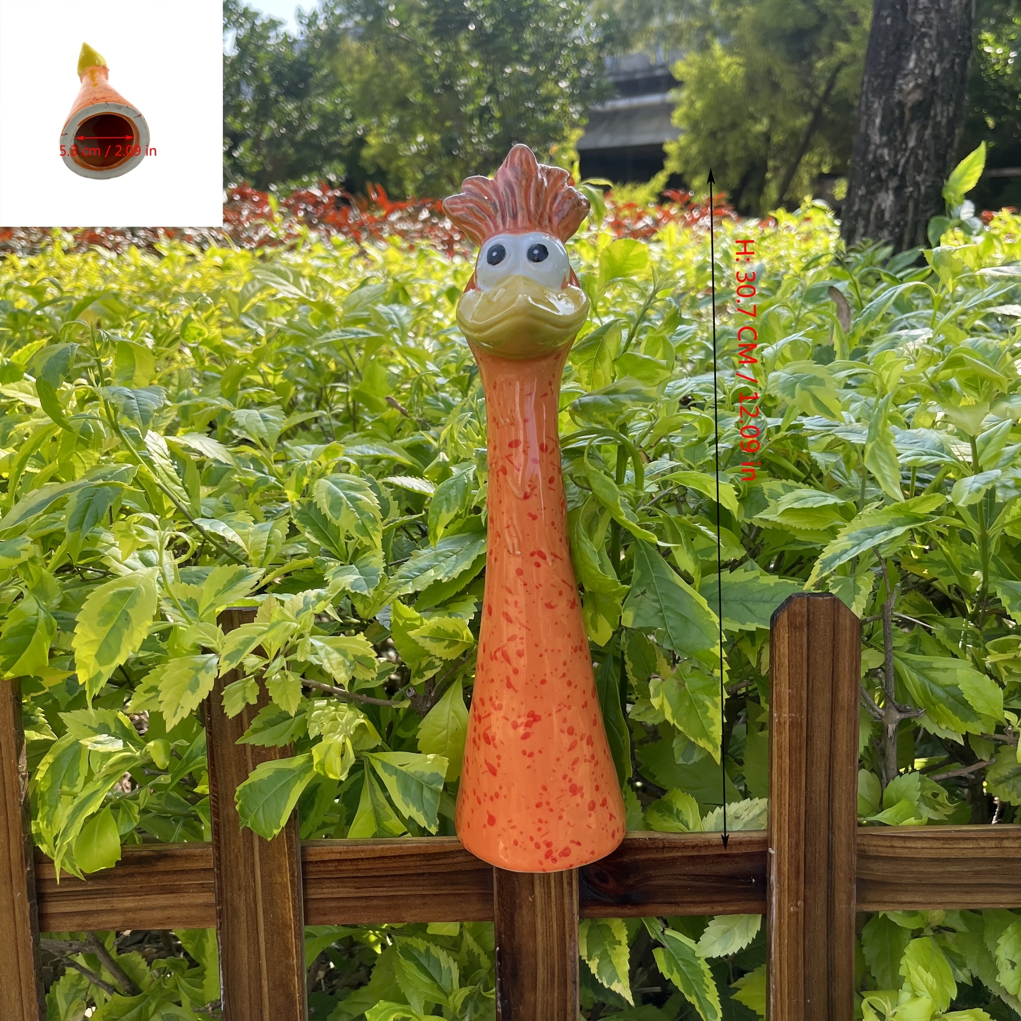 Image of Abstract Turkey Perfect For Fence Toppers & Outdoor Decor, Just It On The Raised Part Of The Fence. It Can Be On Or Courtyard.