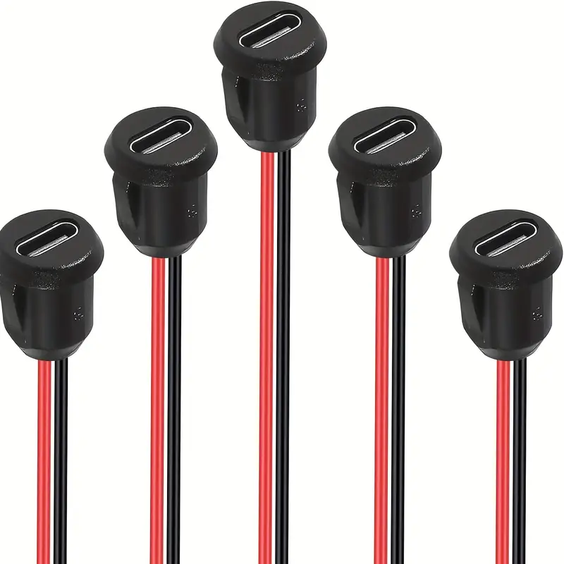 conector usb-c tipo c hembra de 2 pines para  , terminal industrial   10/15pcs, enchufe de carga tipo c, puerto de conexión usb-c, adaptador de cargador detalles 3