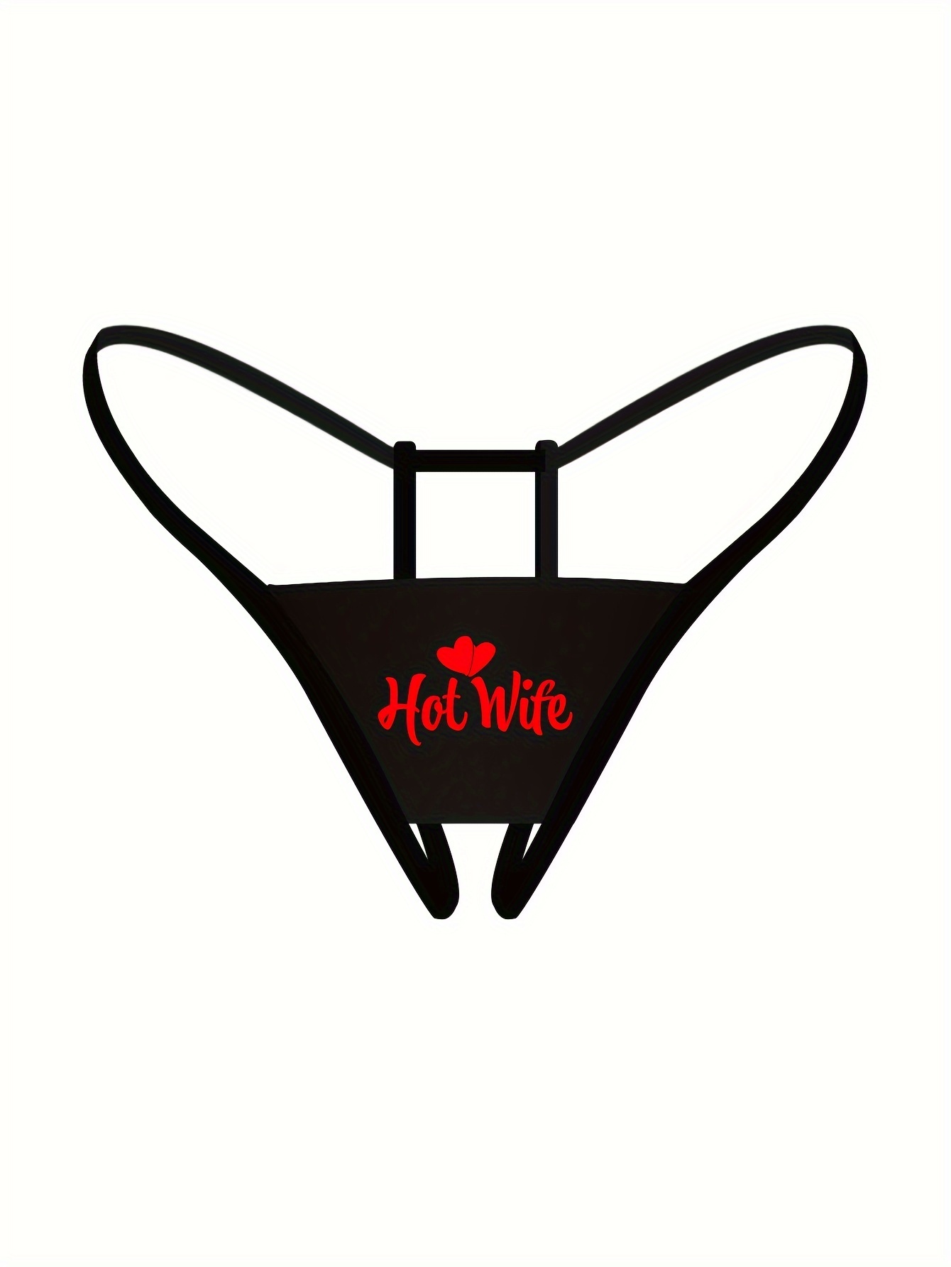 Wodstyle Briefs Open Crotch Thong Solid Print Sexy Honeymoon Party  Valentine's Day Wedding Anniversary Panty (Women's) 1 Pack