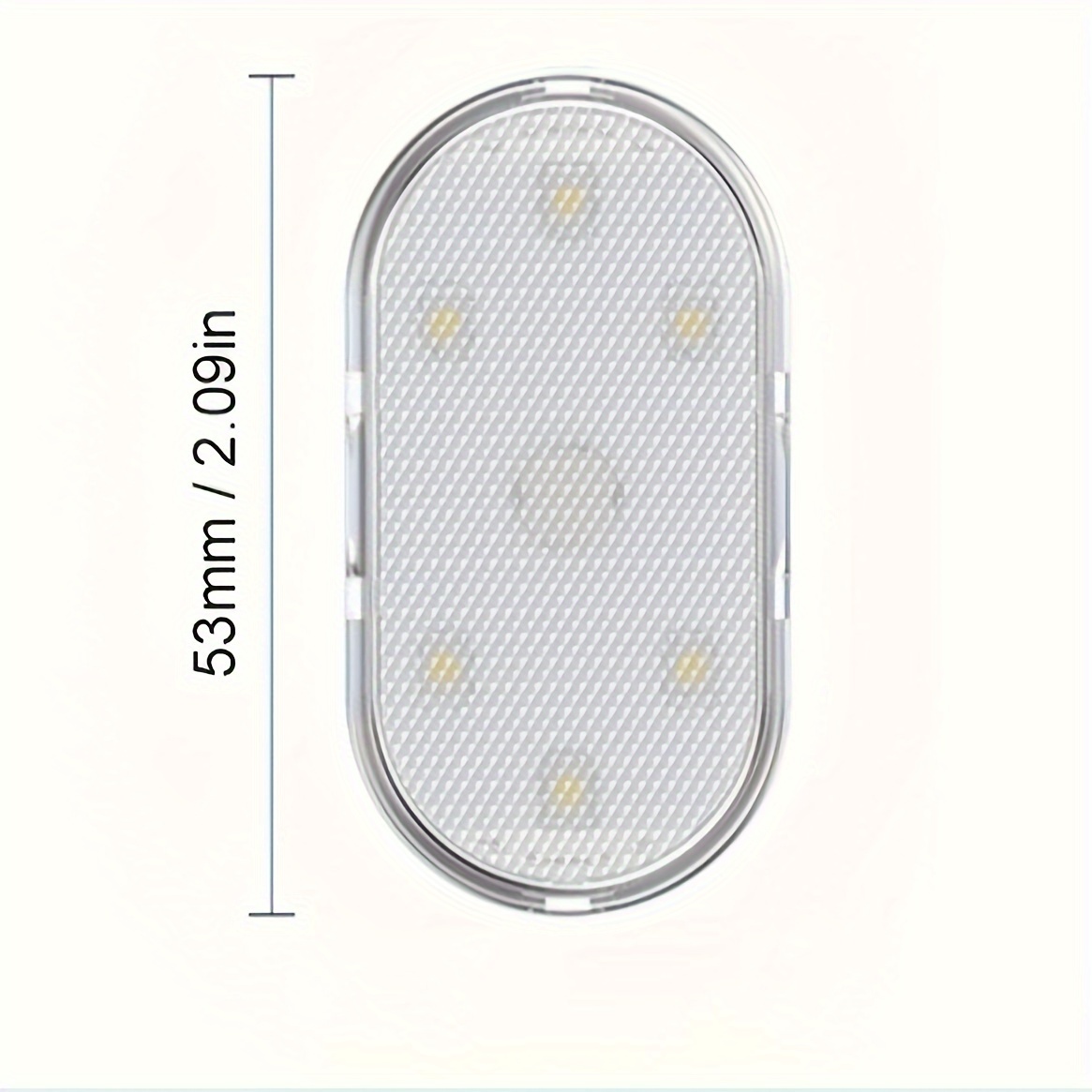 Alternative view of HOtu 2pcs/4pcs, Luces LED Táctiles Brillantes - Mini Luces Recargables USB con Efectos de Colores, Ideales para…