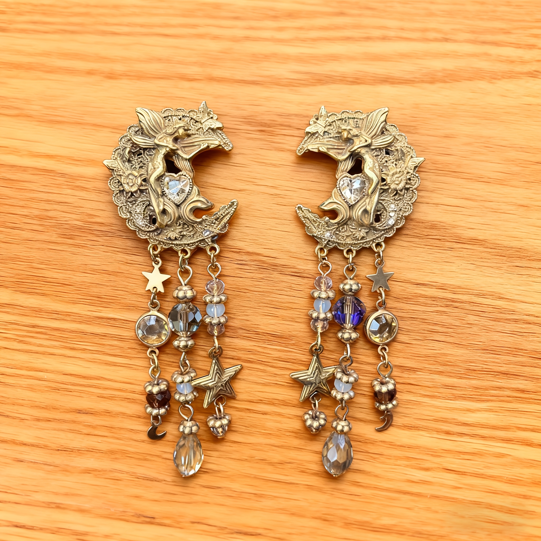 TEMU Une paire de boucles d'oreilles longues élégantes et stylées avec des pompons en métal, conçues , parfaites qui les portent de sorties