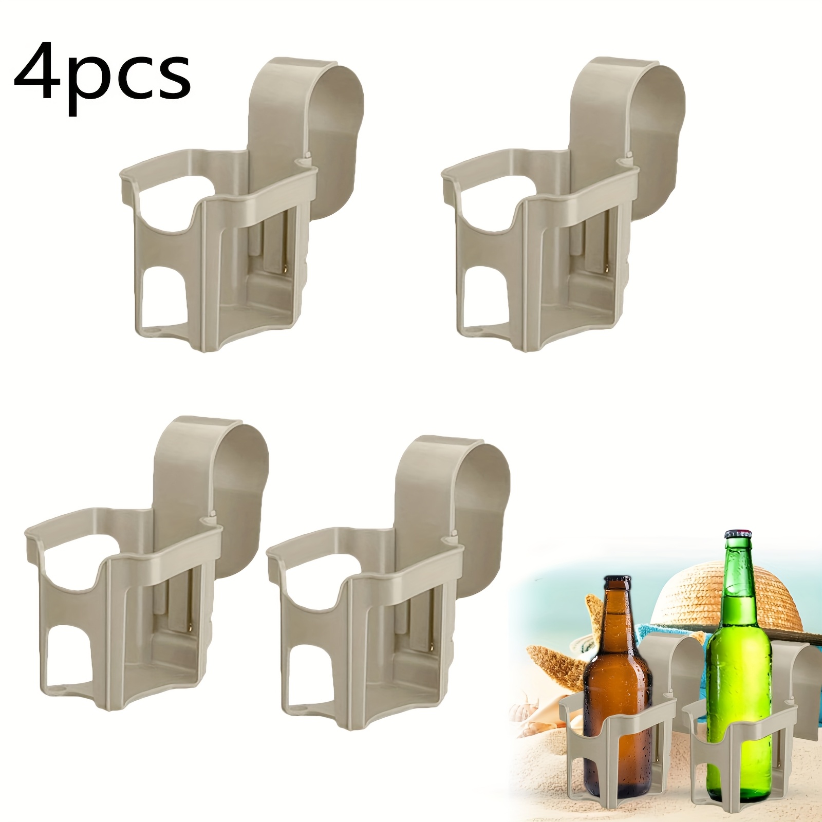 Cup Holders For The Pool, Stands For Poolside Use, Plastic Drink Holders, Designed To Prevent , Additions For The Pool, Versatile Pool Additions