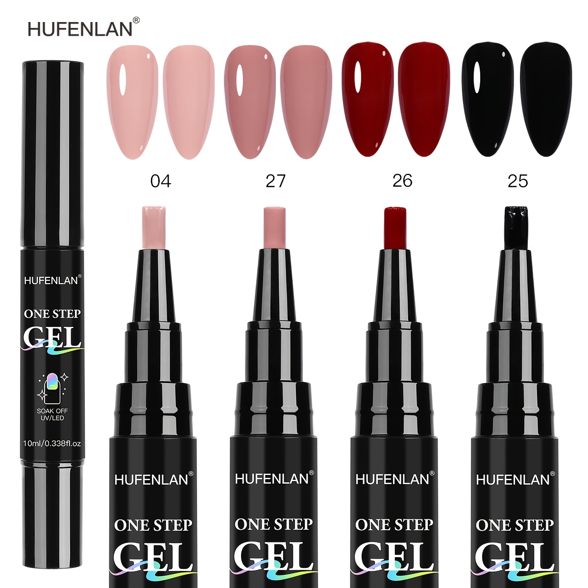 Image of 4-color Gel Nail Polish, Options For Free Matching, Gentle Mirror End, Natural And Translucent, Best Gift For New Year And Christmas, Needs To Be Cured Under /led Lamp