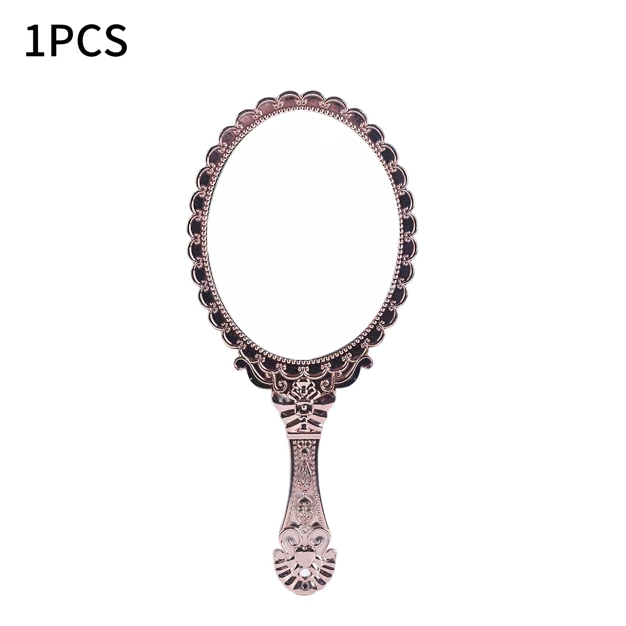 TEMU 1/12/24pcs Espejo de Vintage | Opción de Color | Elegante de Boda Europeo | Regalo para de la | Espejo de Maquillaje Retráctil Portátil