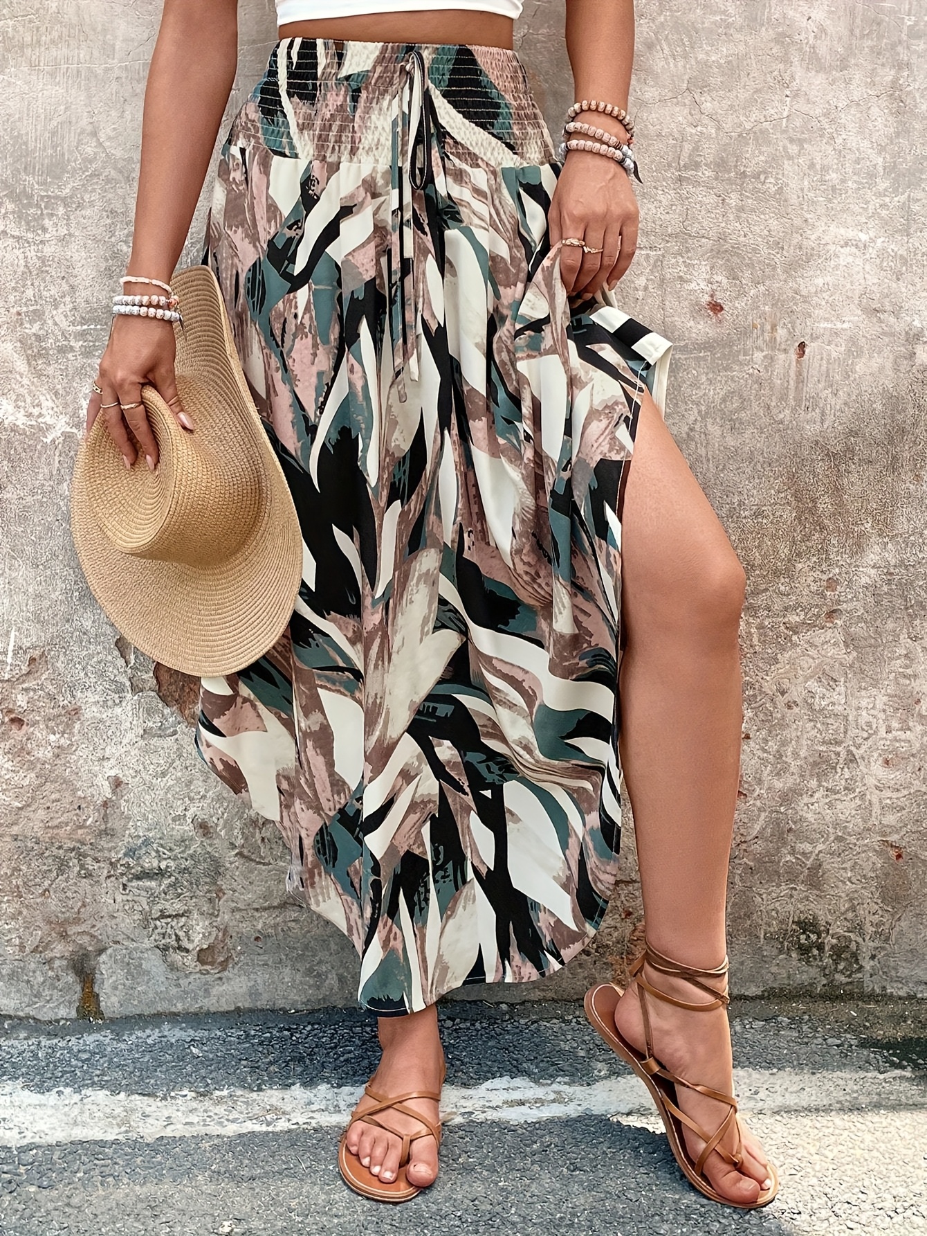 womens floral print asymmetrical hem beach holiday dress - Temu Mauritius