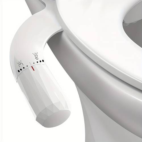 bidet attachment for toilet seat dual nozzle rear and feminine wash water pressure sprayer non electric accessories connectors for european north america asia england and australia brass adaptor and metal hose are provided