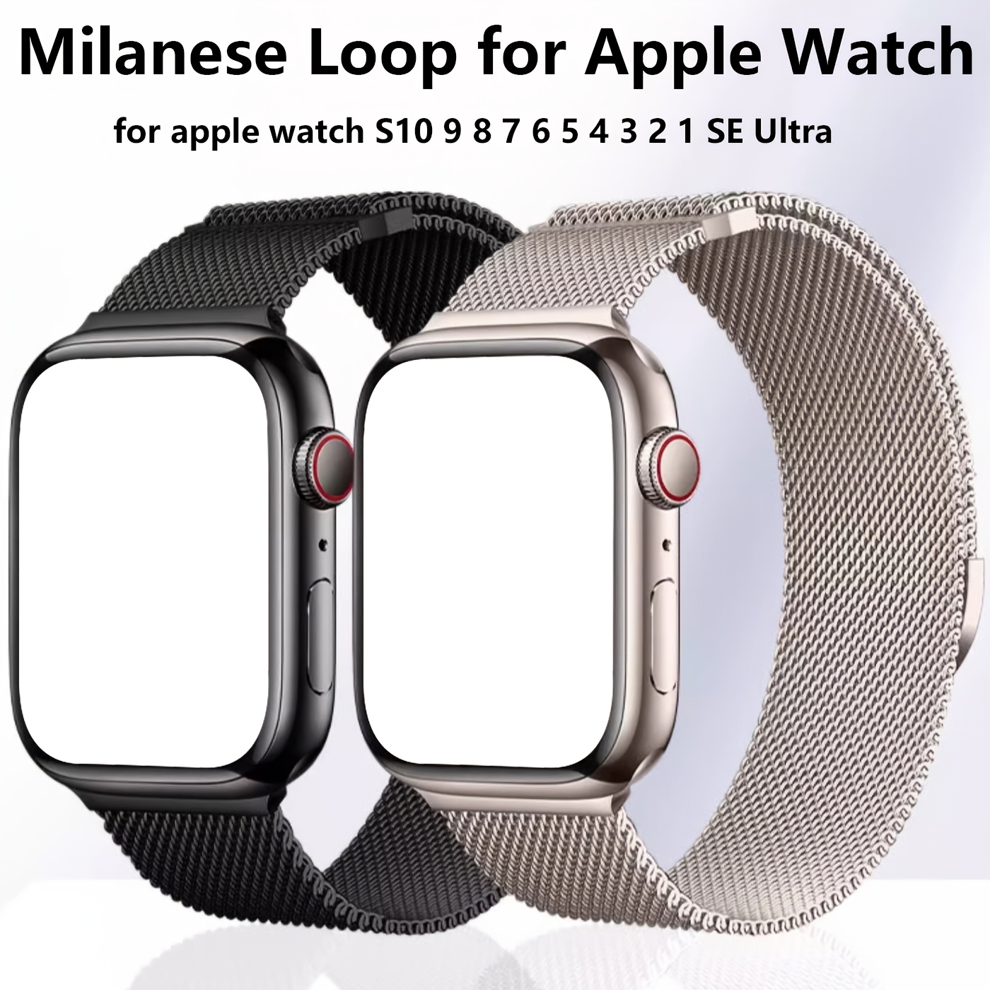 

Stylish Wristbands Made Of Stainless Steel For Apple Watch, Suitable For Men And Women In Sizes, Compatible With Iwatch Apple Watch To Se.