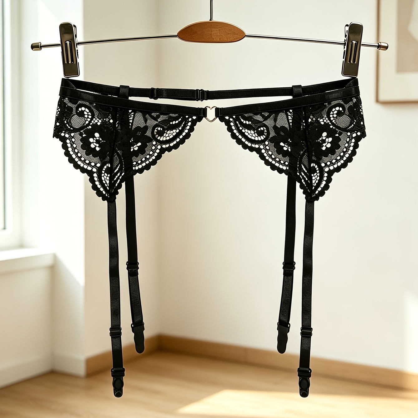 garter belt and panties sold on Temu United States