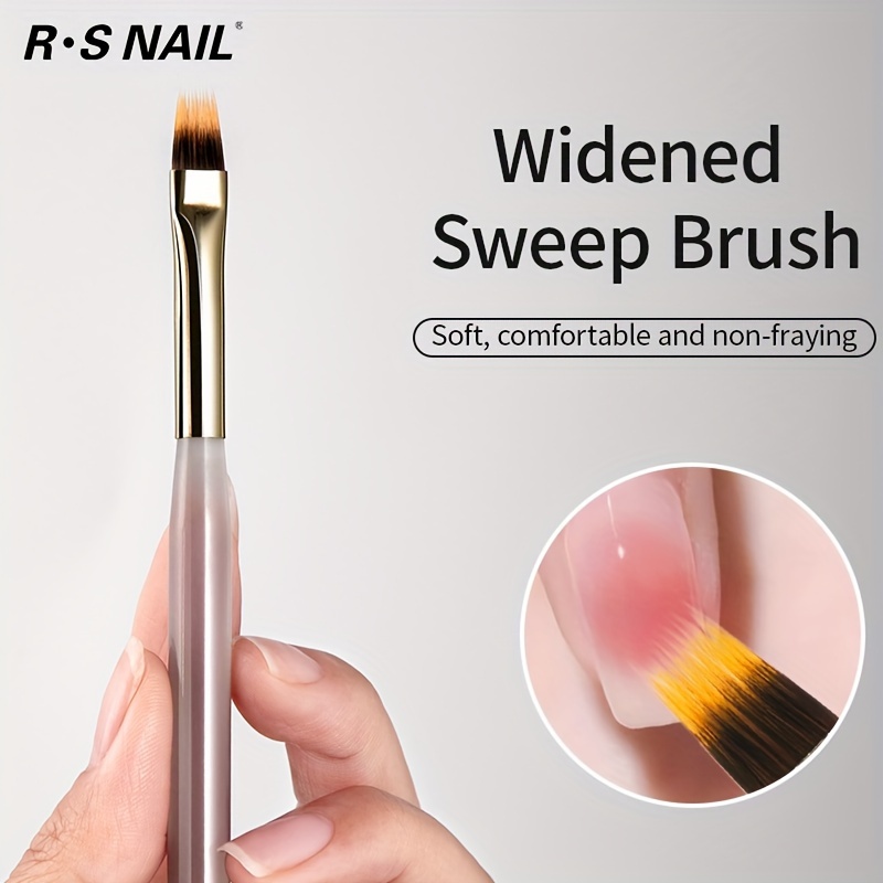 

Widened Sweep Brush: Soft, Comfortable, And Non-fraying - Perfect For Smooth Nail Art