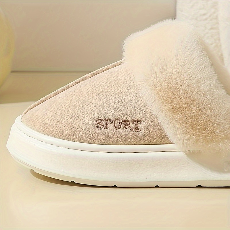 Pantofole Scaldacuore Morbide A Forma Di Criceto, Per Donne, Con Suola In EVA, Antiscivolo, Calde E Soffici Per L'inverno, Taglia Unica 35-42 - 4