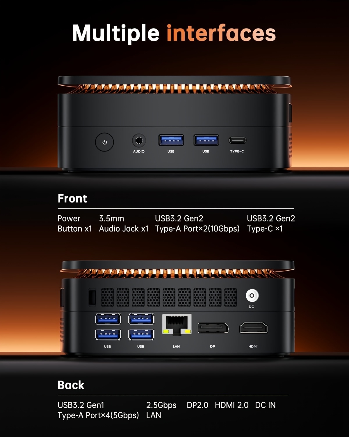 Mini Gaming PC, AMD Ryzen 7 6800H, 16GB DDR5 4800MHz, 512GB M.2 NVMe PCIe3.0x4 SSD Mini PC (8C/16T, tot 4.7GHz), 16MB L3 Smart Cache, Drievoudige 4K Weergave Mini Desktop Computers, Compact Werkstation,Klein Formaat,Draagbare Desktop,Hoogwaardige Constructie,Krachtige Mini PC,Ryzen 7 Gaming,Content