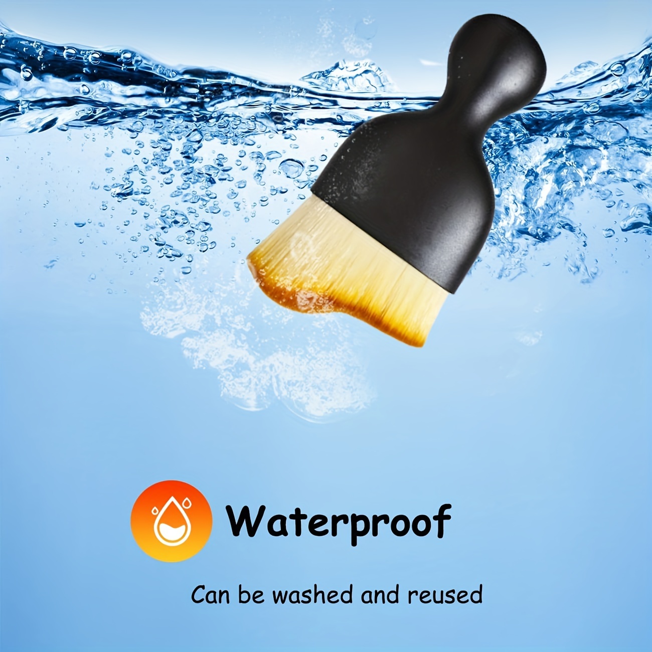 Compact Car Detailing Dust Brush with Cover ? Ergonomic Handle for Easy Grip, Soft Bristles for Interior Cleaning, Fits Air Vents, Dashboards, Computers, and Keyboards, Dashboard Detailing | Protective Cover | Transparent Storage