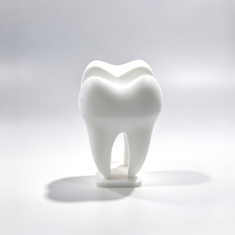 TEMU Porte-cartes de visite pour imprimé en 3D, Organisateur de cartes de visite créatif de dent, Présentoir de réception de clinique, Ornement