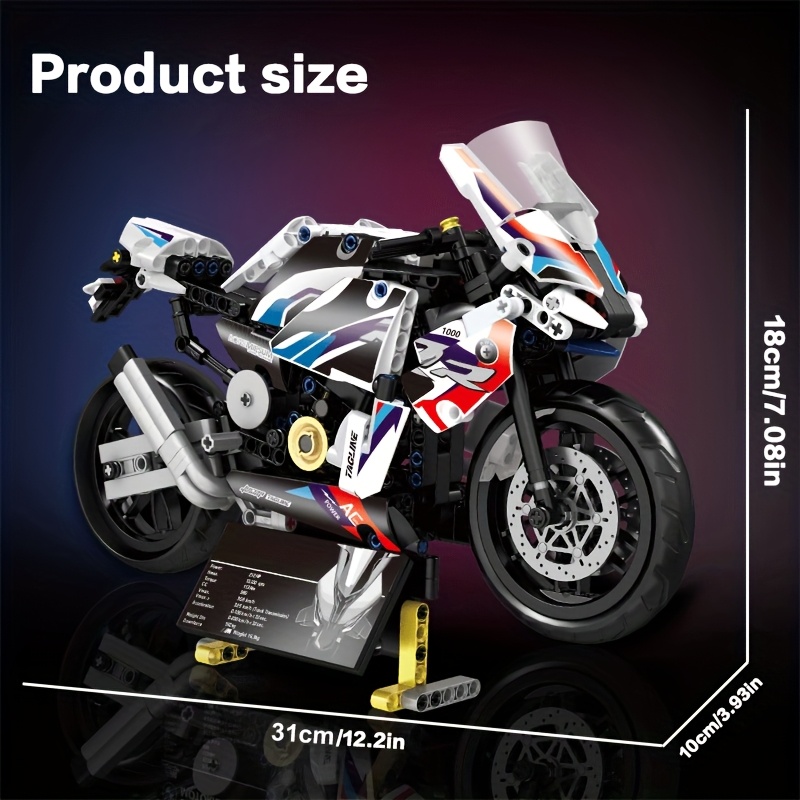 2026 New Toy Motorcycle Building Blocks Model