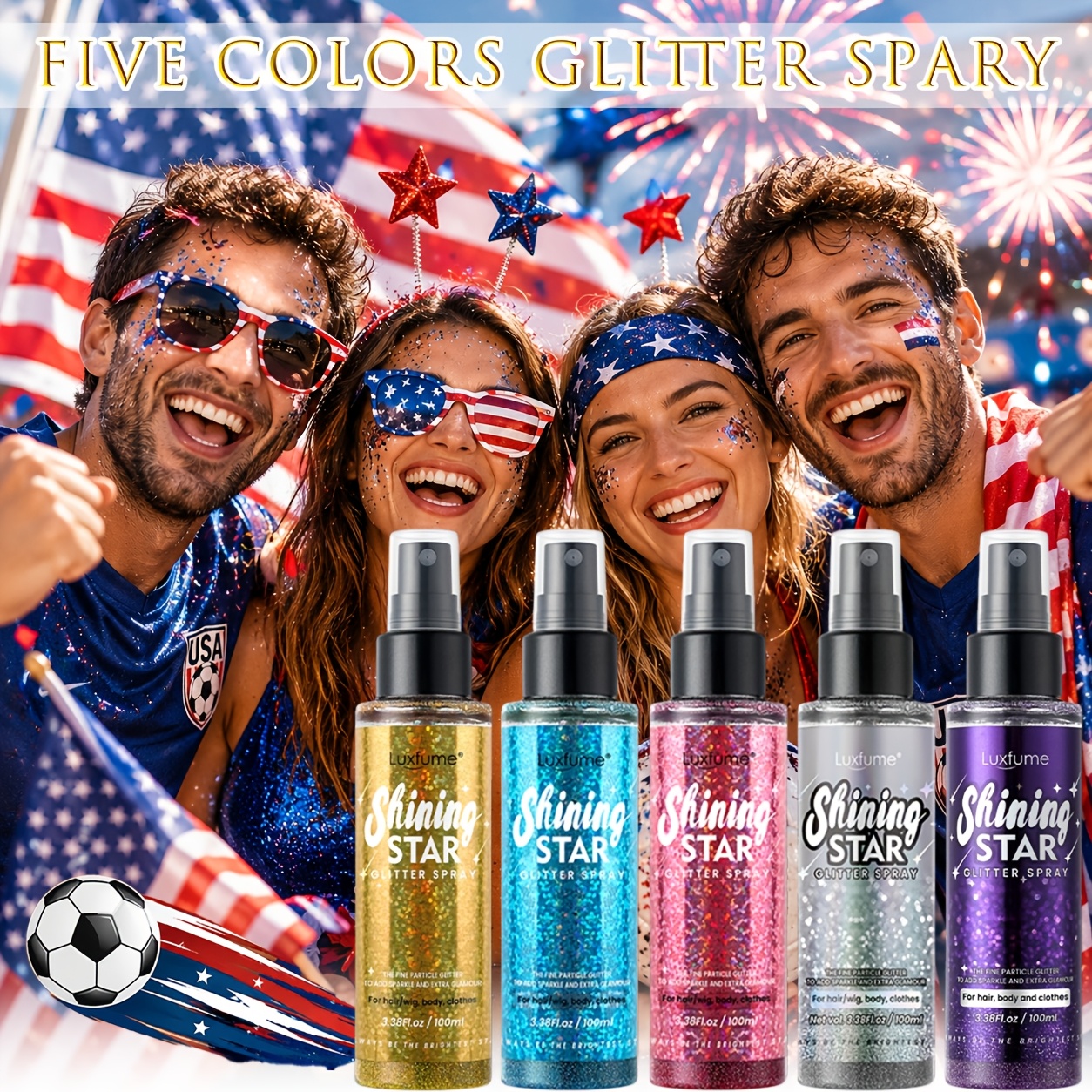glitter spray for dresses glitter spray for clothes sold on Temu United States