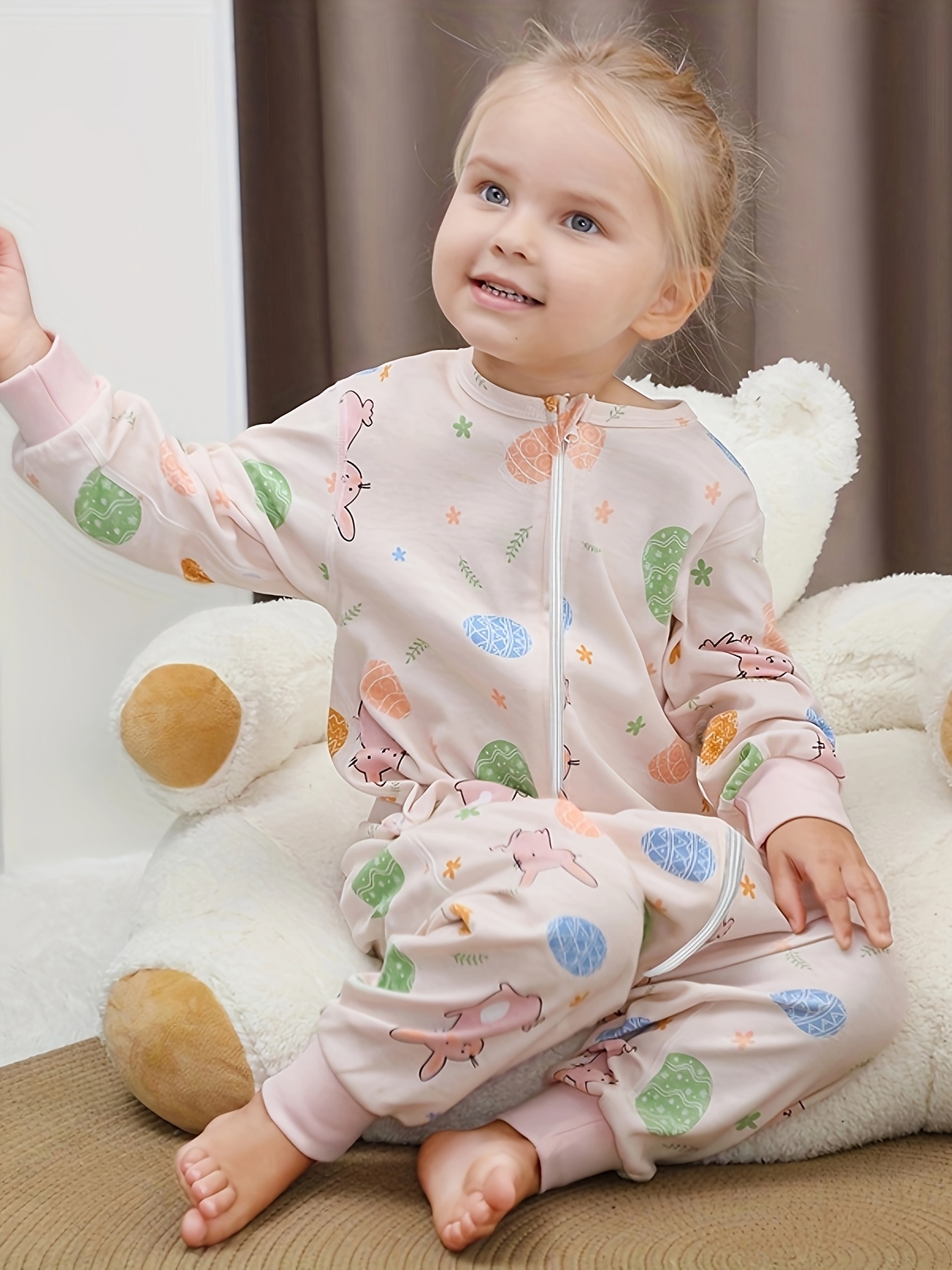 traje dormir bebés cuello tripulación larga Temu Chile