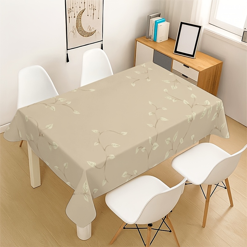 TEMU 1pc Of Fresh And Elegant Patterned Tablecloth - An Textile Decoration For Indoor Dining And Cottage Decor And Summer, Perfectly Complementing A