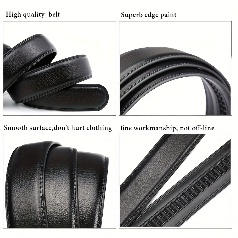 Men's Belts with Automatic Buckles Business Style