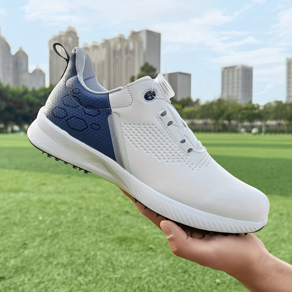 TEMU Women's Lightweight Golf Shoes - Non-slip Traction, Breathable Microfiber Leather Upper & Md/tpu Sole, Checkered For & Golf, Ladies Golf Shoes,